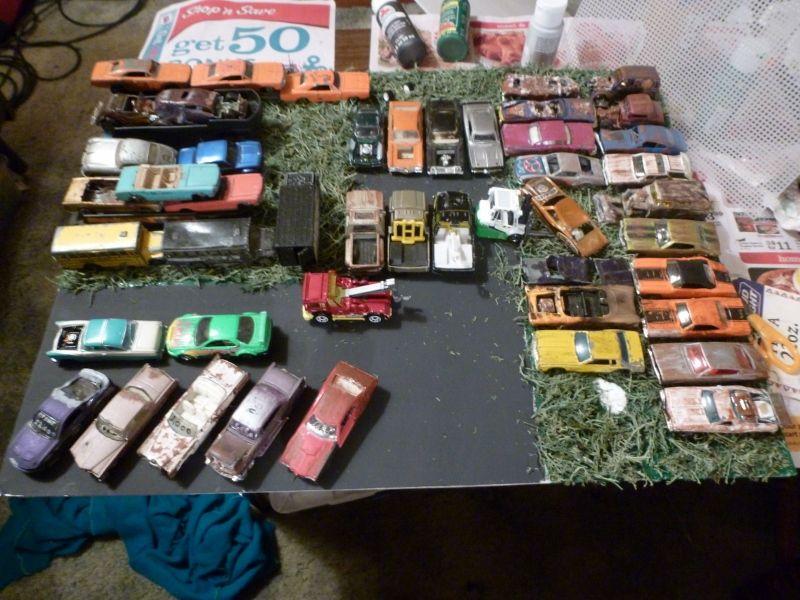 Started working on this 1/64 diecast junkyard HobbyTalk